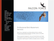Tablet Screenshot of falconforce.com